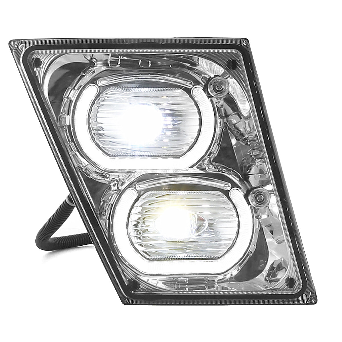 FAROS DE NIEBLA 04-18 VOLVO VN VNL 300, 400, 430, 630, 740, 760, 860 - HALO DRL WILL REQUIRE WIRING TO EXISTING LIGHTING - CLEAR