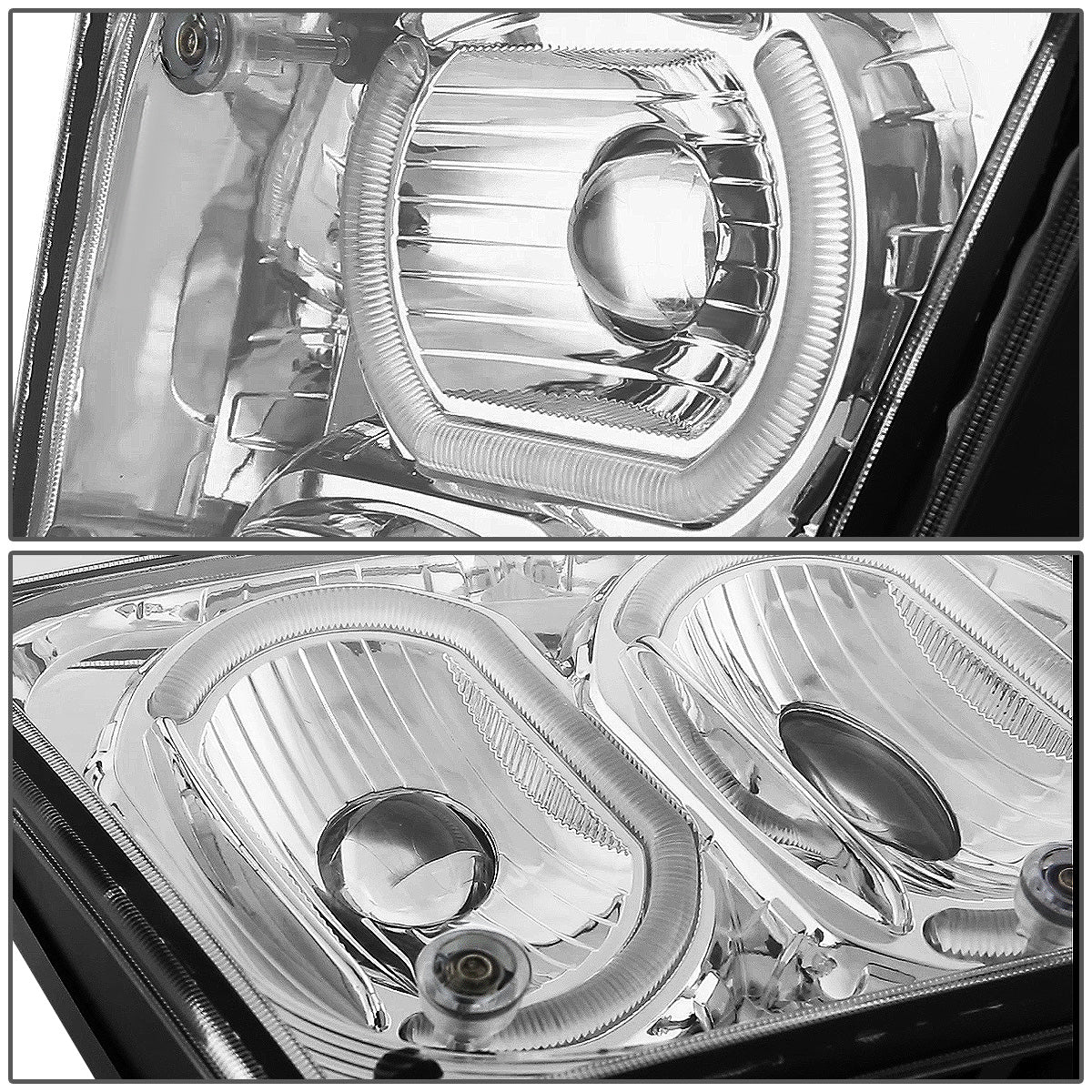 FAROS DE NIEBLA 04-18 VOLVO VN VNL 300, 400, 430, 630, 740, 760, 860 - HALO DRL WILL REQUIRE WIRING TO EXISTING LIGHTING - CLEAR