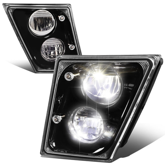 FAROS DE NIEBLA 03-17 VOLVO VN VNL VNM VNX MODEL TRUCKS - LED - BLACK