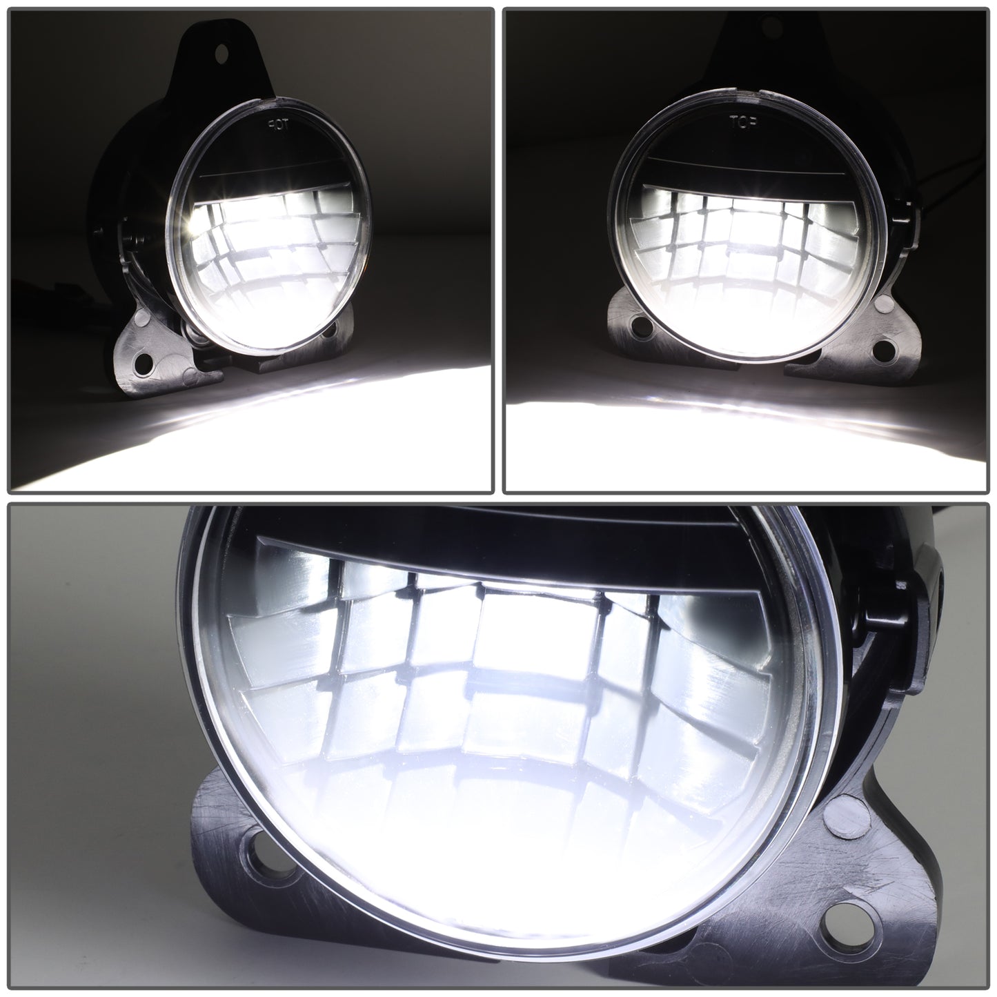 FAROS DE NIEBLA 18-20 VOLVO VNR, VNR 300, VNR400, VNR 640 MODELS - REFLECTOR - FULL LED - BLACK