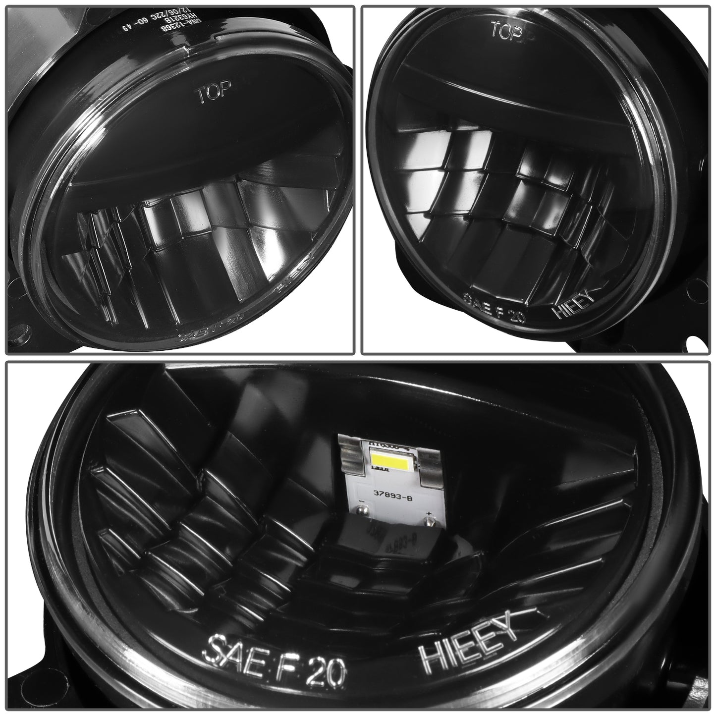 FAROS DE NIEBLA 18-20 VOLVO VNR, VNR 300, VNR400, VNR 640 MODELS - REFLECTOR - FULL LED - BLACK