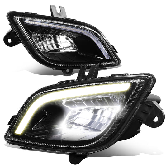 FAROS DE NIEBLA 18-22 FREIGHTLINER CASCADIA - REFLECTOR - 3D - FULL LED - BLACK
