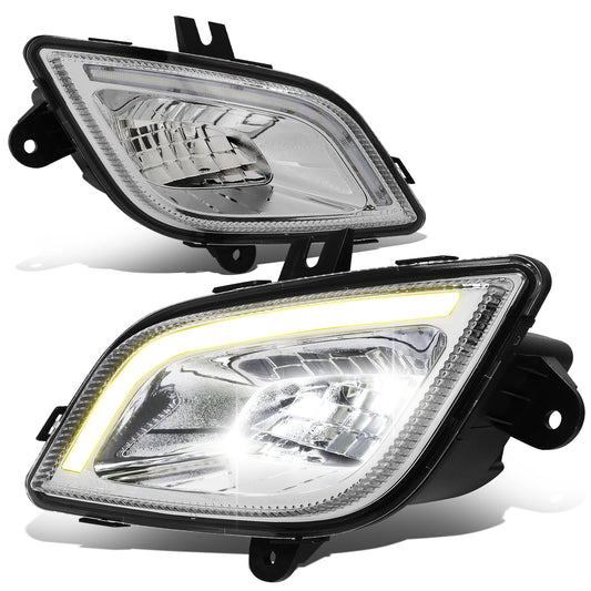 FAROS DE NIEBLA 18-22 FREIGHTLINER CASCADIA - REFLECTOR - 3D - FULL LED - CHROME