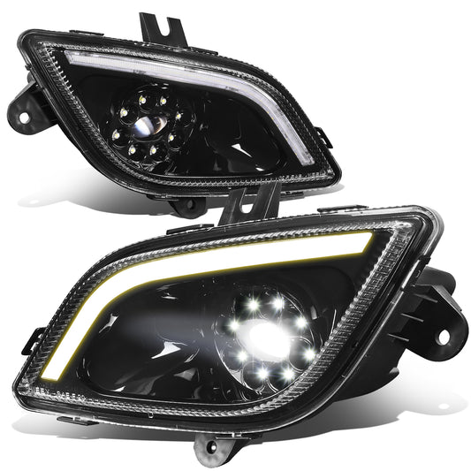 FAROS DE NIEBLA 18-22 FREIGHTLINER CASCADIA - PROJECTOR - 3D - FULL LED - BLACK