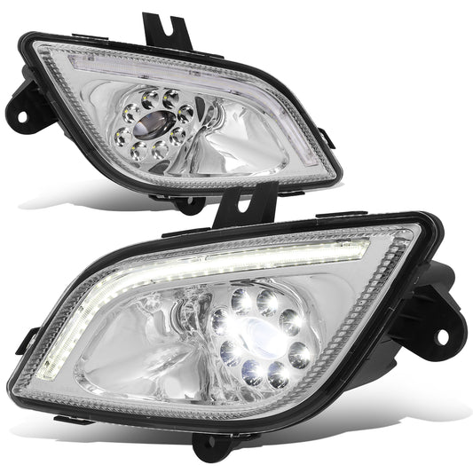 FAROS DE NIEBLA 18-22 FREIGHTLINER CASCADIA - PROJECTOR - 3D - FULL LED - CHROME