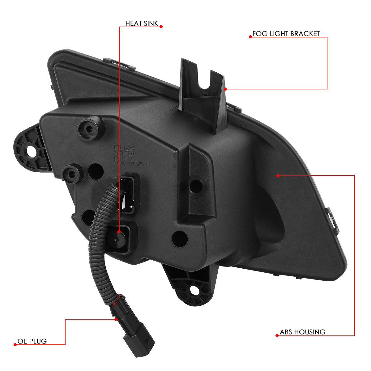FAROS DE NIEBLA 18-22 FREIGHTLINER CASCADIA - PROJECTOR - 3D - FULL LED - CHROME