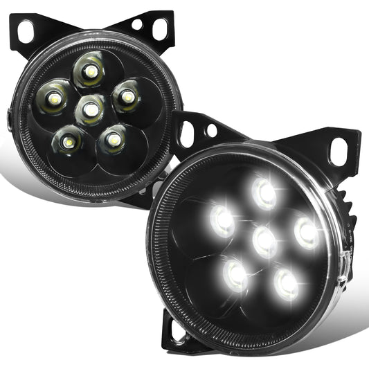 FAROS DE NIEBLA 08-15 KENWORTH T660 / 13-20 PETERBILT 579 / 11-20 PETERBILT 587 - REFLECTOR - FULL LED - BLACK