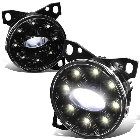 FAROS DE NIEBLA 08-15 KENWORTH T660 / 13-20 PETERBILT 579 / 11-20 PETERBILT 587 - PROJECTOR - FULL LED - BLACK