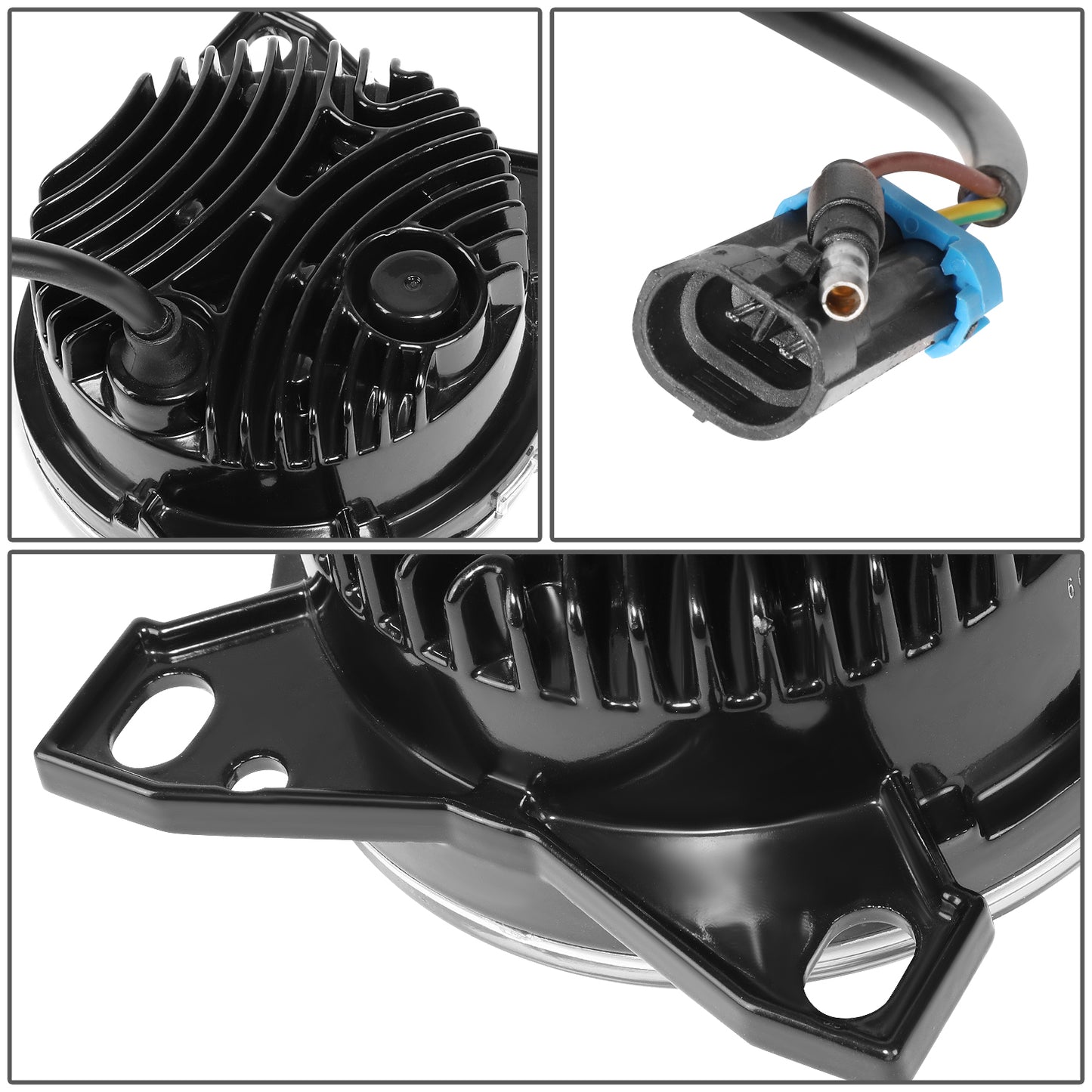 FAROS DE NIEBLA 08-15 KENWORTH T660 / 13-20 PETERBILT 579 / 11-20 PETERBILT 587 - PROJECTOR - FULL LED - BLACK
