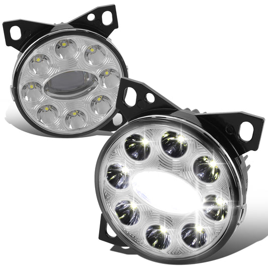 FAROS DE NIEBLA 08-15 KENWORTH T660 / 13-20 PETERBILT 579 / 11-20 PETERBILT 587 - PROJECTOR - FULL LED - CHROME