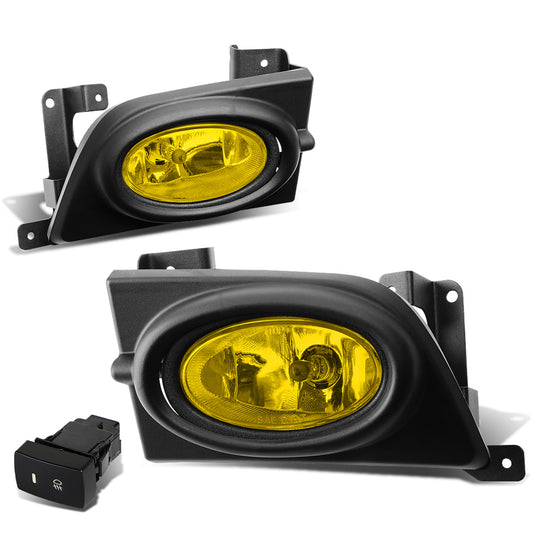 FAROS DE NIEBLA 06-08 HONDA CIVIC 4-DR - W/ SWITCH - H11 BULB - AMBER