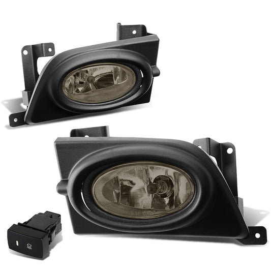 FAROS DE NIEBLA 06-08 HONDA CIVIC 4-DR - W/ SWITCH - H11 BULB - SMOKE