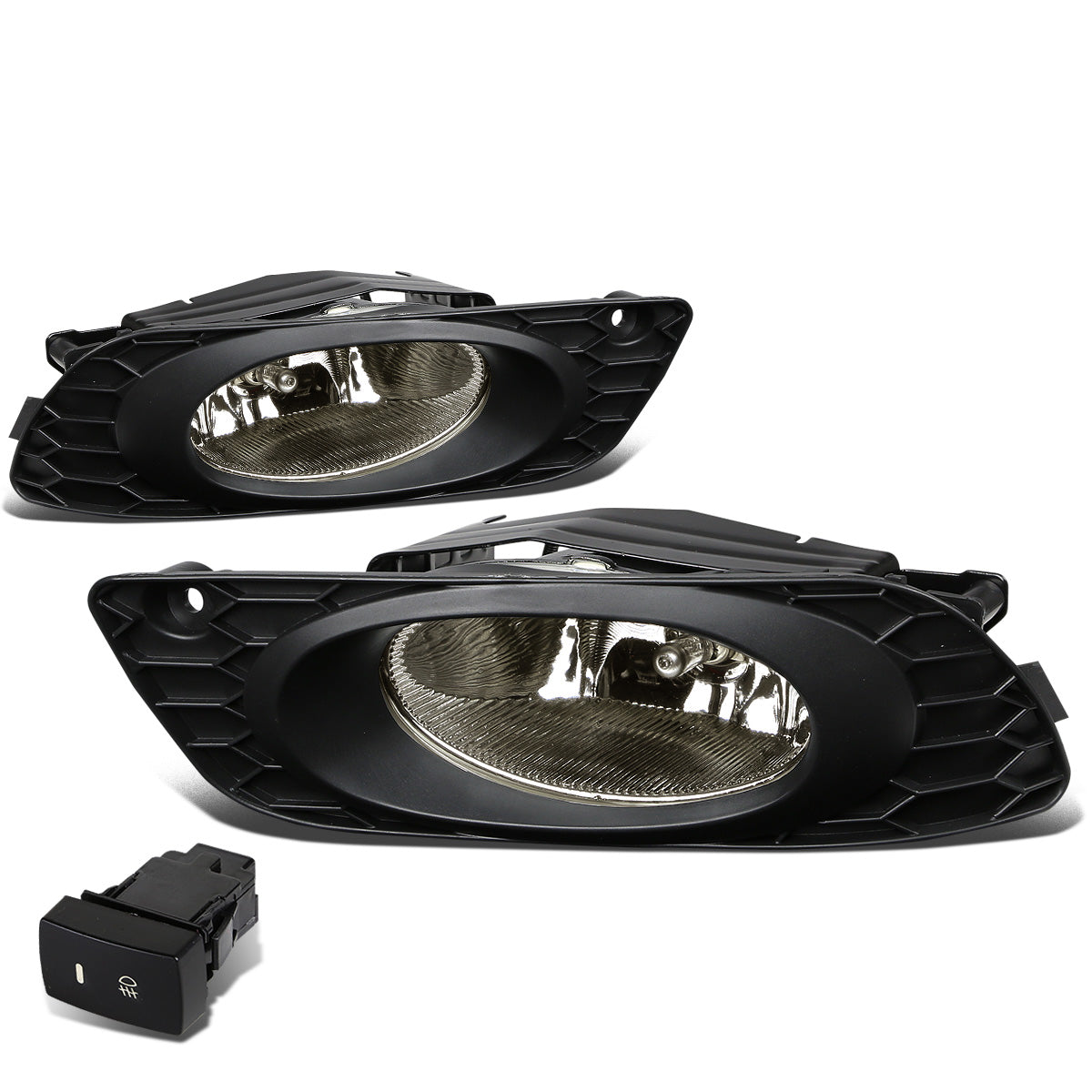 FAROS DE NIEBLA 12 HONDA CIVIC - 4-DR - W/ SWITCH - H11 BULB - SMOKE