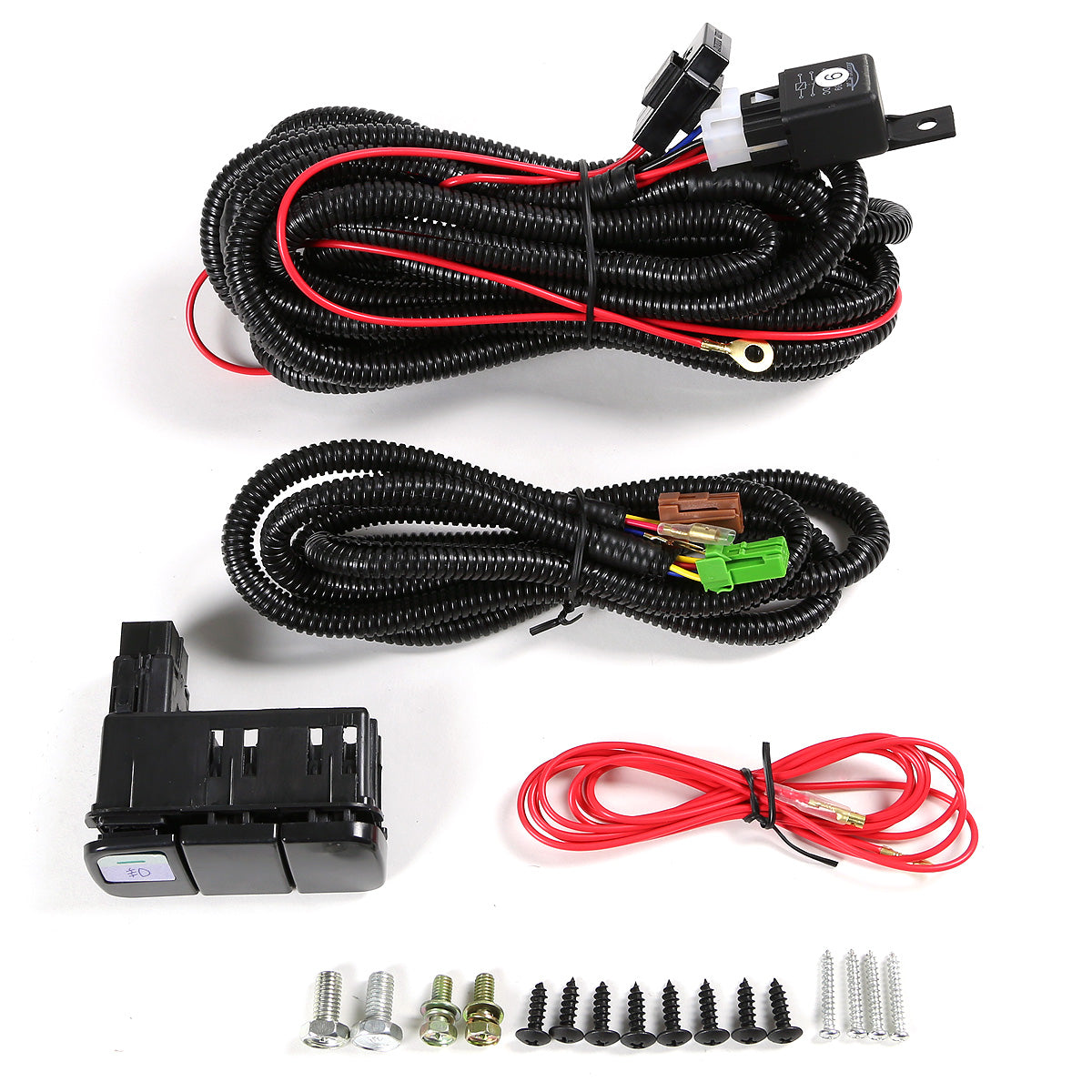 FAROS DE NIEBLA 92-95 HONDA CIVIC 4-DR - W/ SWITCH - H3 BULB - AMBER