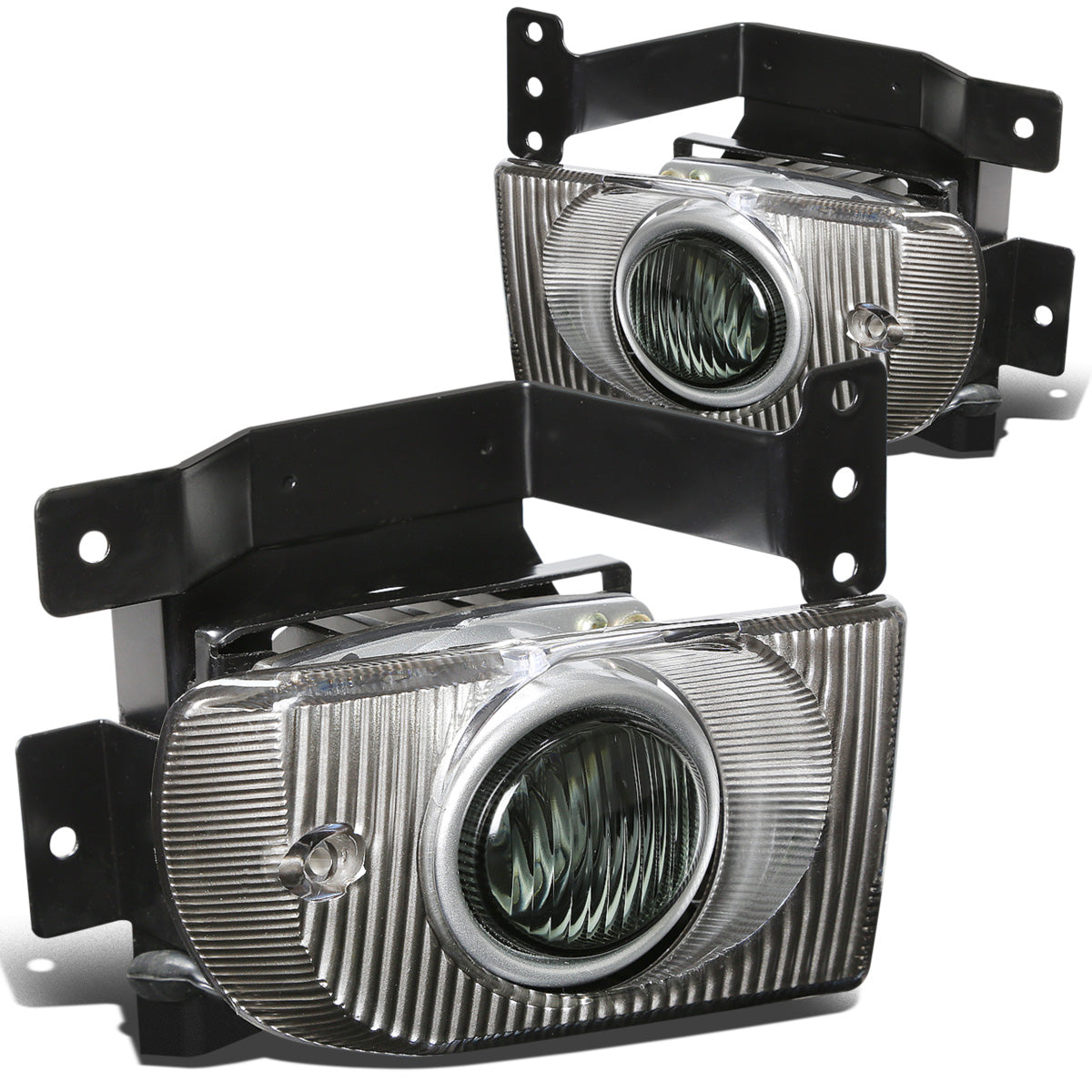 FAROS DE NIEBLA 92-95 HONDA CIVIC 4-DR - W/ SWITCH - H3 BULB - SMOKE