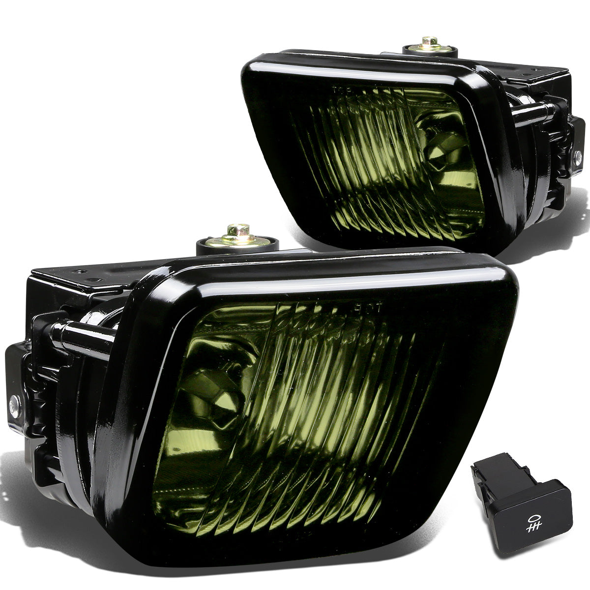 FAROS DE NIEBLA 96-98 HONDA CIVIC 2/3/4-DR - W/ SWITCH - H3 BULB - SMOKE