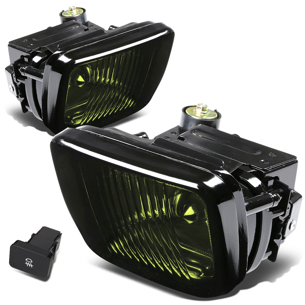 FAROS DE NIEBLA 96-98 HONDA CIVIC 2/3/4-DR - W/ SWITCH - H3 BULB - SMOKE