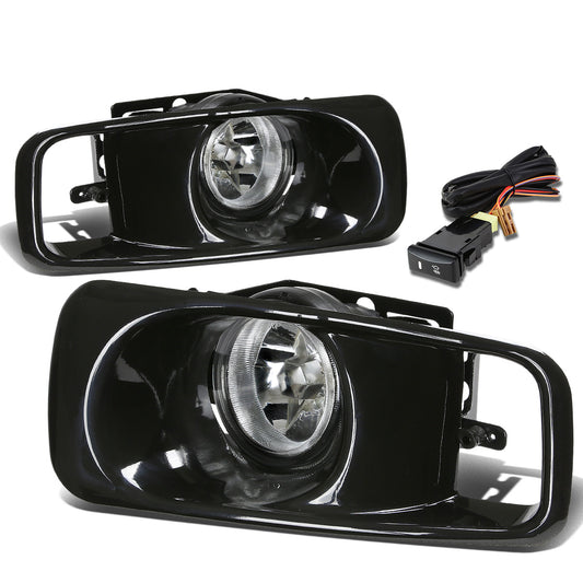 FAROS DE NIEBLA 99-00 HONDA CIVIC 2/3/4-DR - W/ SWITCH - H2 BULB - CLEAR