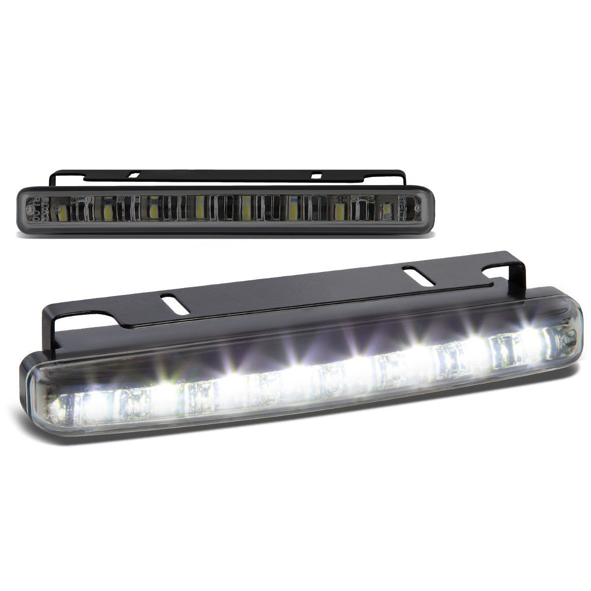 FAROS DE NIEBLA UNIVERSAL - 8 LED - DRL - SMOKE
