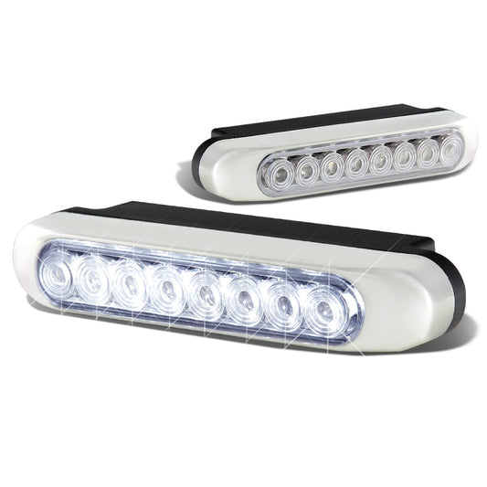 FAROS DE NIEBLA UNIVERSAL - 8 LED - DRL - TYPE-2 - CLEAR