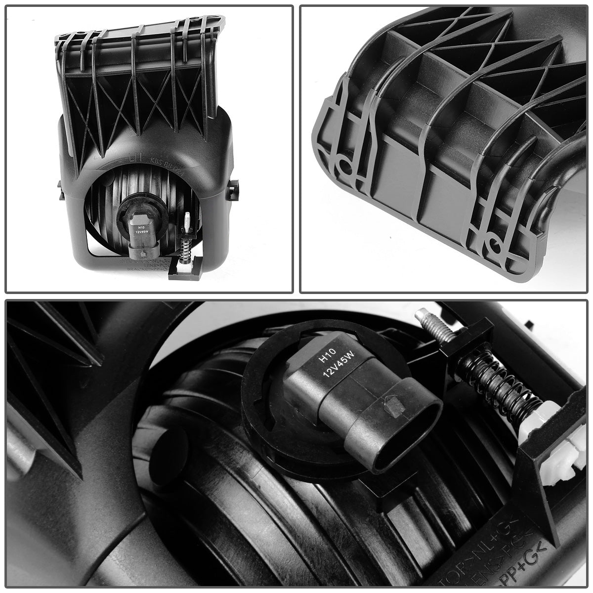 FAROS DE NIEBLA 03-06 GMC SIERRA 1500HD, 2500HD, 3500HD 2/4-DR - NO SWITCH - H10 BULB - CLEAR