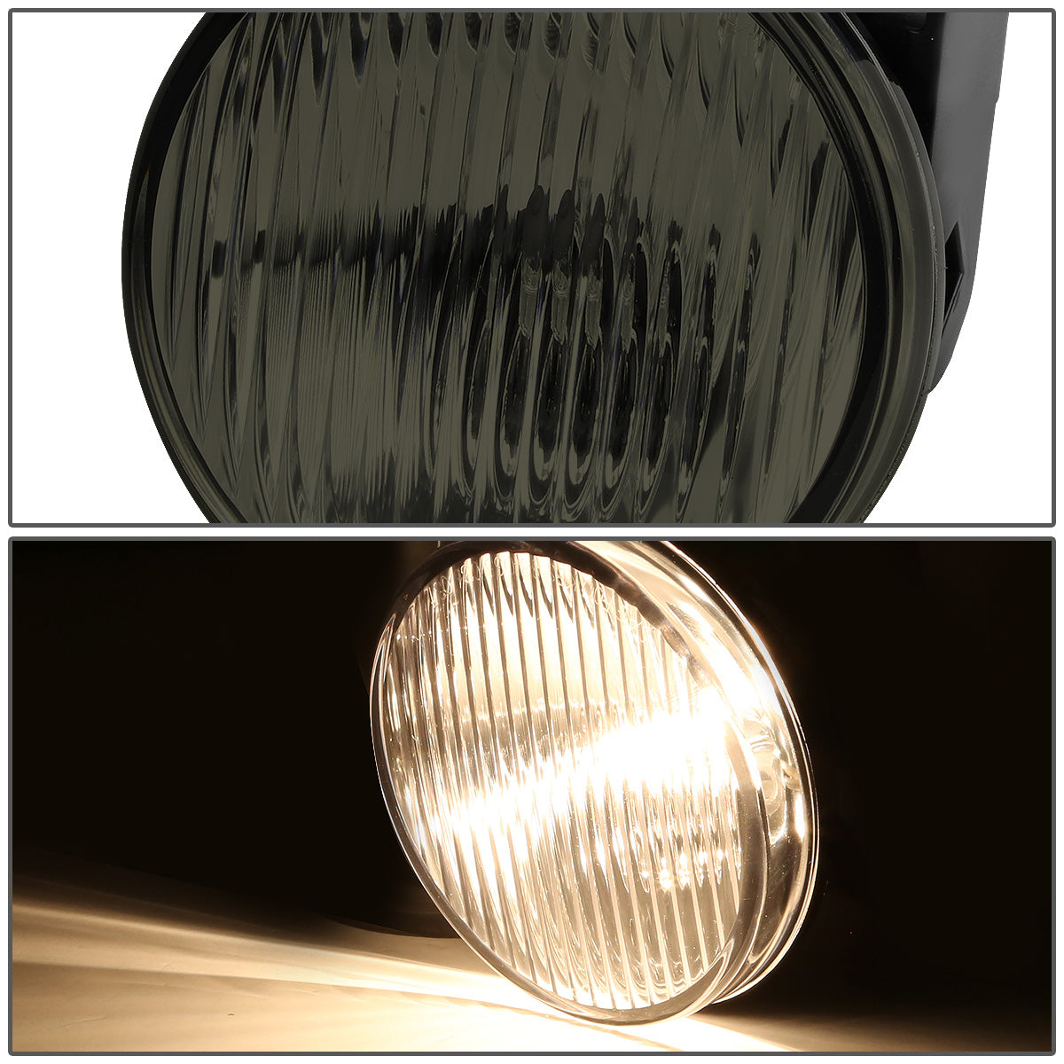 FAROS DE NIEBLA 94-01 DODGE RAM 1500 / 94-02 DODGE RAM 2500, 3500 - NO SWITCH - 899 BULB - SMOKE