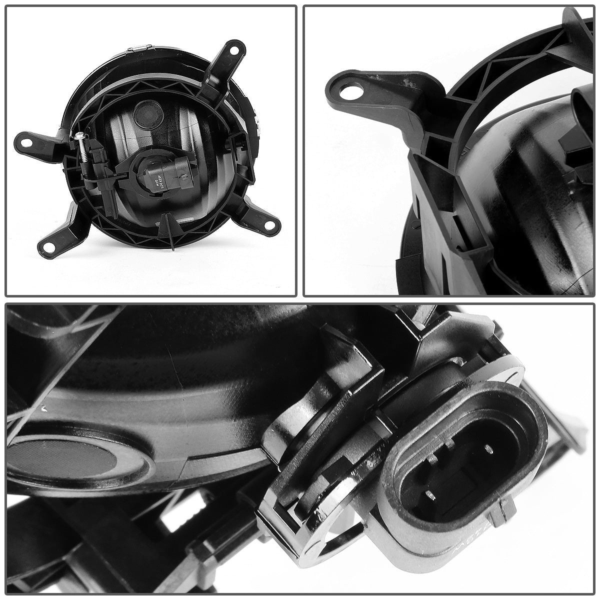 FAROS DE NIEBLA 05-09 FORD MUSTANG GT 2-DOOR - FITS IN GT FOG LIGHT GRILLE - NO SWITCH - H10 BULB - SMOKE