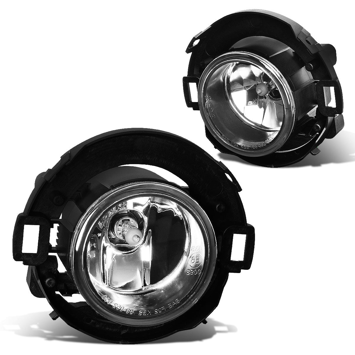 FAROS DE NIEBLA 05-15 NISSAN XTERRA / 08-15 FRONTIER - FITS PLASTIC BUMPER MODELS ONLY - NO SWITCH - H11 BULB - CLEAR