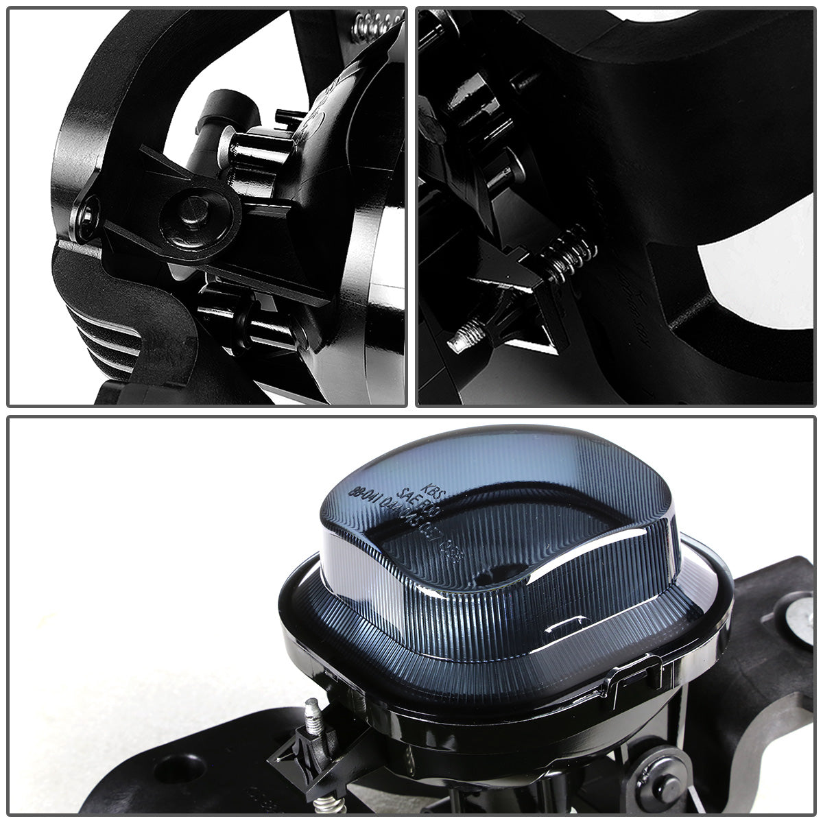 FAROS DE NIEBLA 08-10 FORD F-250, F-350, F-450, F-550 SUPER DUTY - 2/4-DR - NO SWITCH - H10 BULB - SMOKE