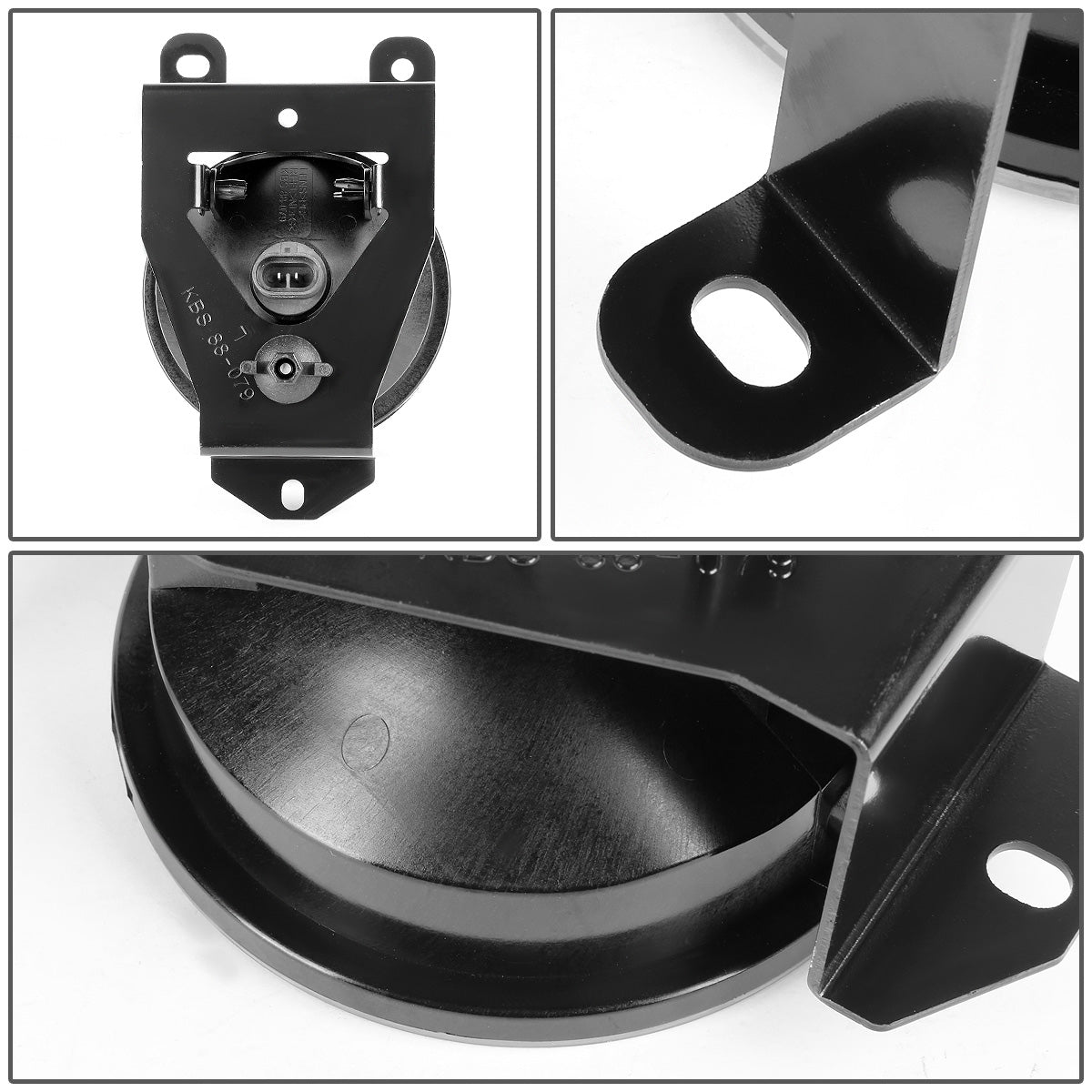 FAROS DE NIEBLA 01-06 GMC YUKON DENALI , YUKON 1500 DENALI / 01-07 SIERRA C3 DENALI / 2006 CADILLAC ESCALADE / 92-99 PONTIAC BONNEVILLE 4-DOOR - NO SWITCH - 880 BULB - SMOKE