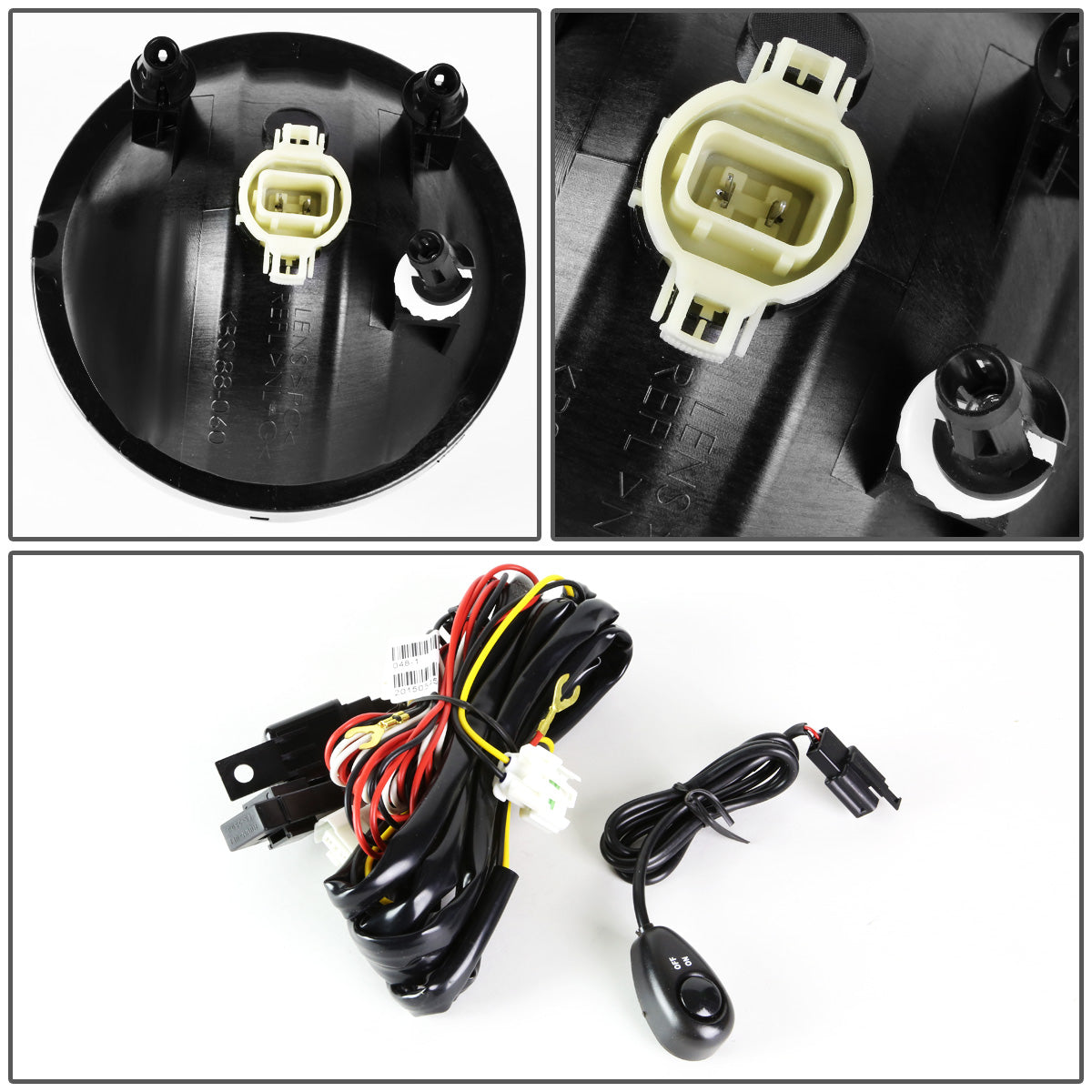 FAROS DE NIEBLA 07-13 GMC SIERRA 1500 / 07-14 GMC SIERRA 2500 HD , 3500 HD - W/ SWITCH - 5202 BULB - SMOKE