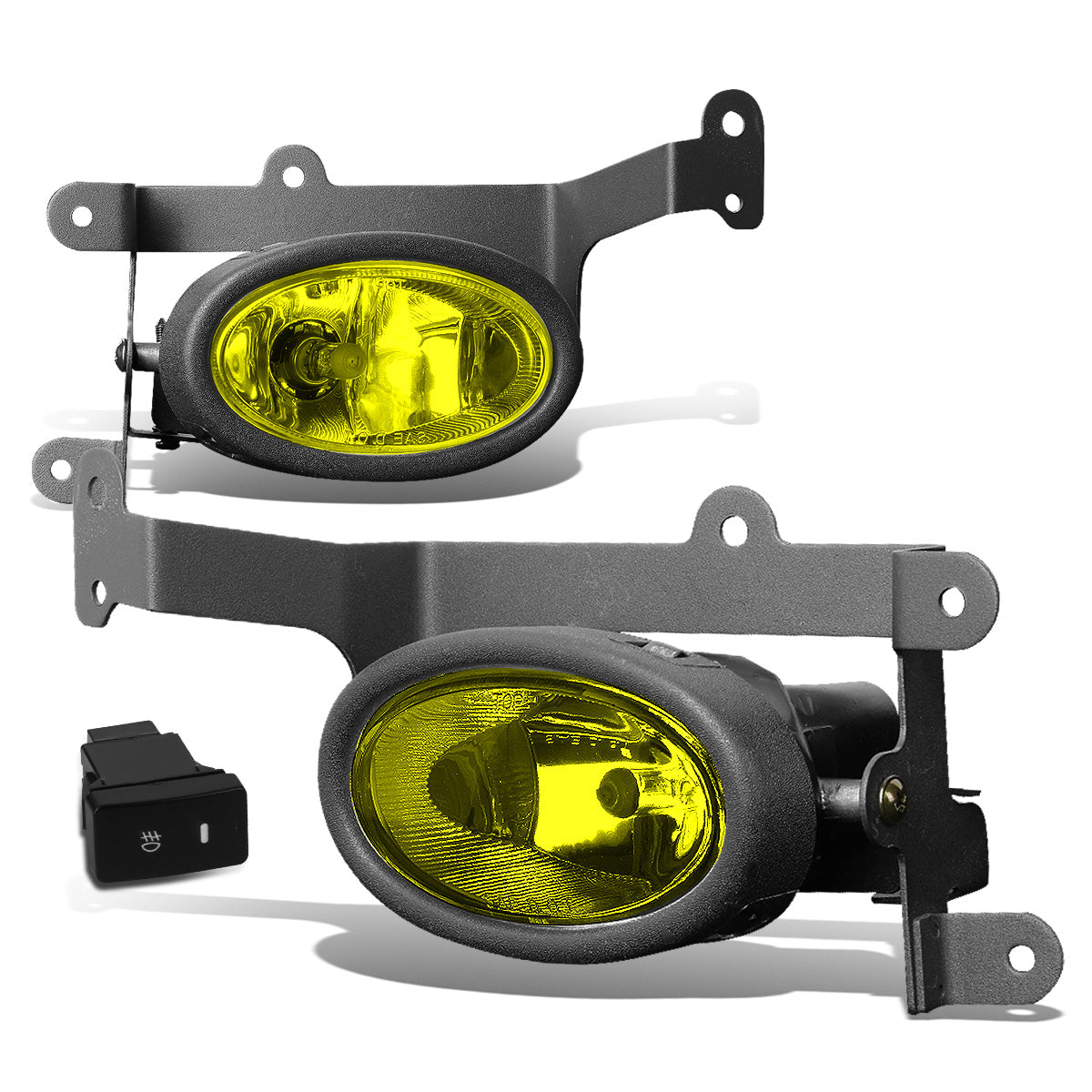 FAROS DE NIEBLA 06-08 HONDA CIVIC 2-DOOR - W/ SWITCH - H11 BULB - AMBER