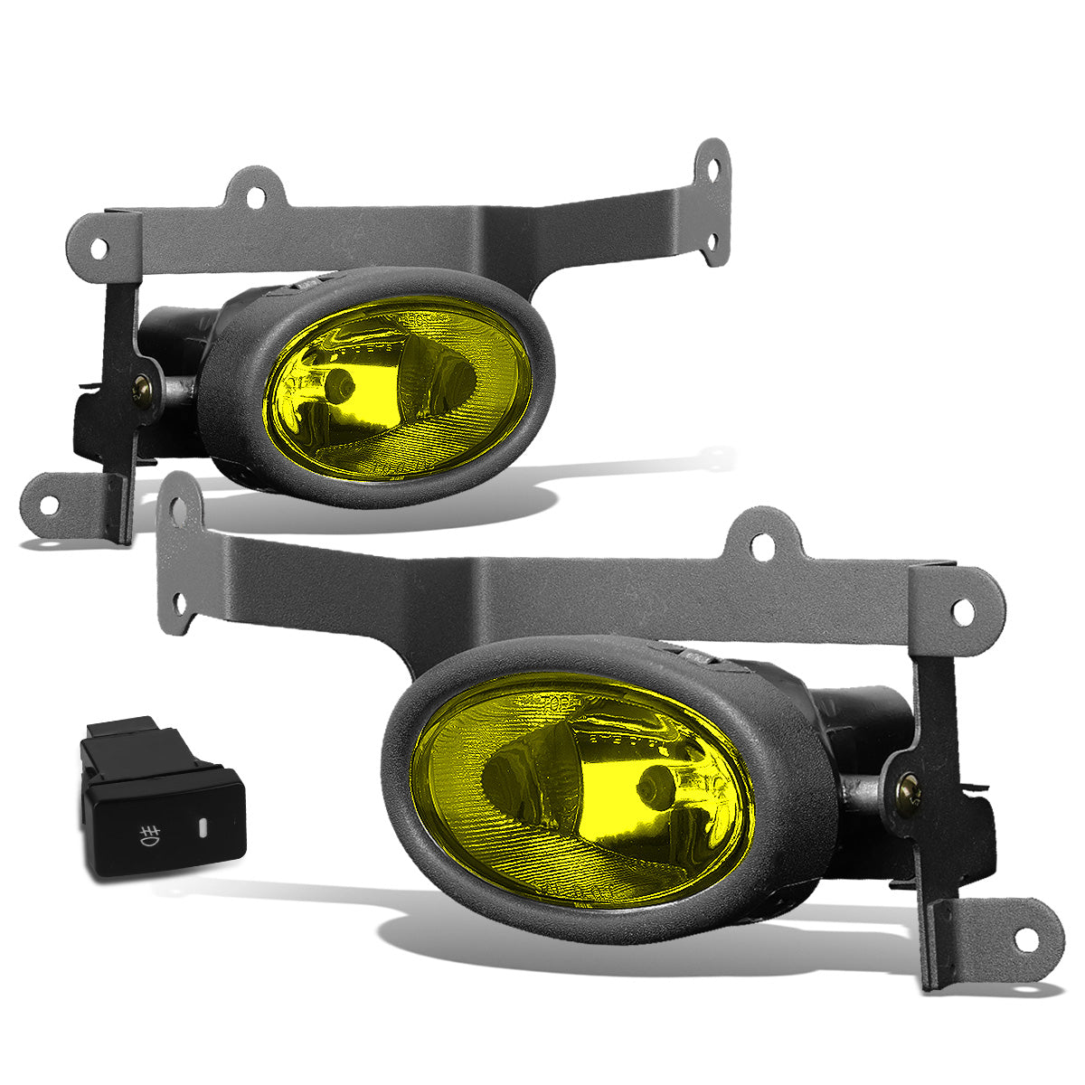 FAROS DE NIEBLA 06-08 HONDA CIVIC 2-DOOR - W/ SWITCH - H11 BULB - AMBER