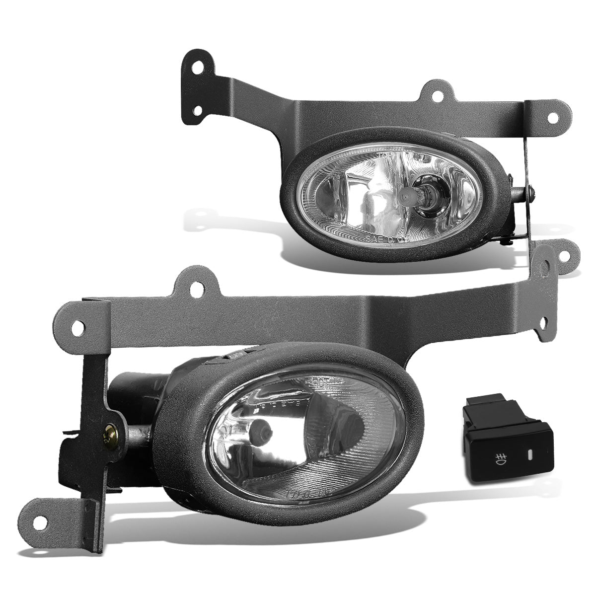 FAROS DE NIEBLA 06-08 HONDA CIVIC 2-DOOR - W/ SWITCH - H11 BULB - CLEAR