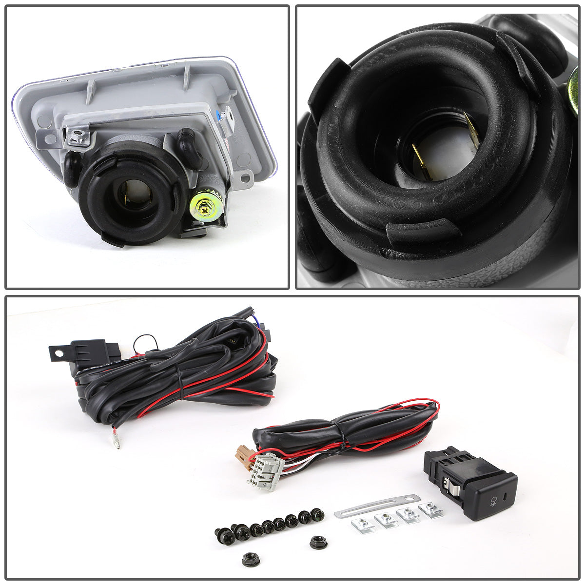 FAROS DE NIEBLA 99-04 HONDA ODYSSEY - W/ SWITCH - H11 BULB - CLEAR