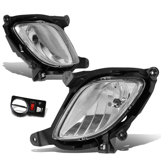 FAROS DE NIEBLA 10-12 HYUNDAI GENESIS COUPE - W/SWITCH - 881 BULB - CLEAR