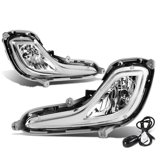FAROS DE NIEBLA 12-16 HYUNDAI ACCENT 4-DOOR - W/ SWITCH - 881 BULB - CLEAR