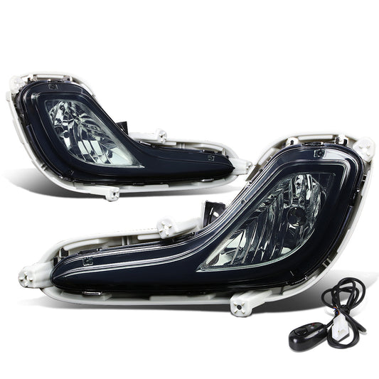 FAROS DE NIEBLA 12-16 HYUNDAI ACCENT 4-DOOR - W/ SWITCH - 881 BULB - SMOKE