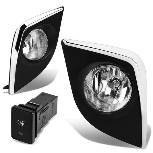 FAROS DE NIEBLA 14-16 TOYOTA COROLLA 4-DOOR - W/ SWITCH - H16 BULB - CLEAR