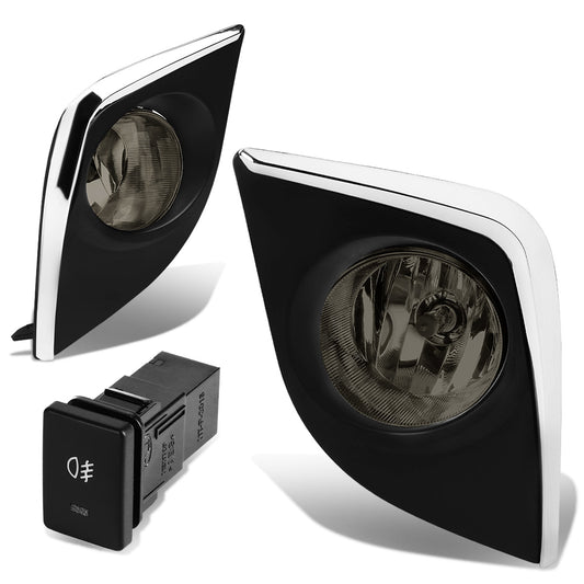 FAROS DE NIEBLA 14-16 TOYOTA COROLLA 4-DOOR - W/ SWITCH - H16 BULB - SMOKE