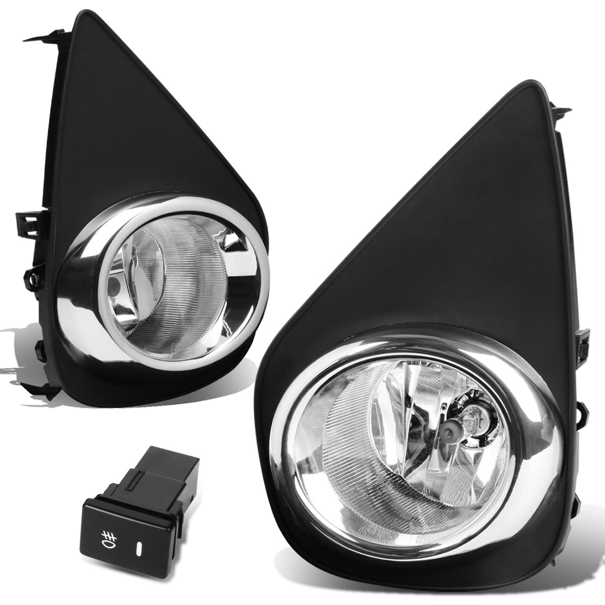 FAROS DE NIEBLA 15-16 TOYOTA YARIS HATCHBACK - W/ SWITCH - H16 BULB - CLEAR