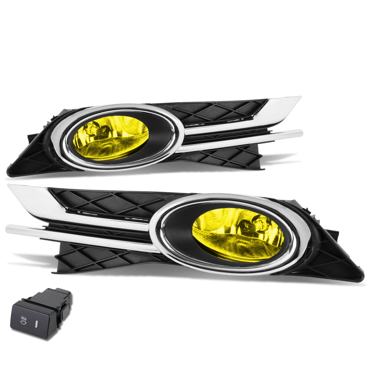 FAROS DE NIEBLA 14-16 HONDA ODYSSEY - WITH SWITCH, BEZEL - H11 BULB - AMBER