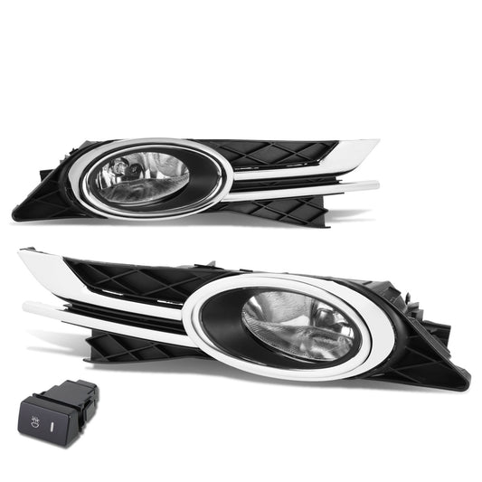 FAROS DE NIEBLA 14-16 HONDA ODYSSEY - WITH SWITCH, BEZEL - H11 BULB - CHROME / CLEAR