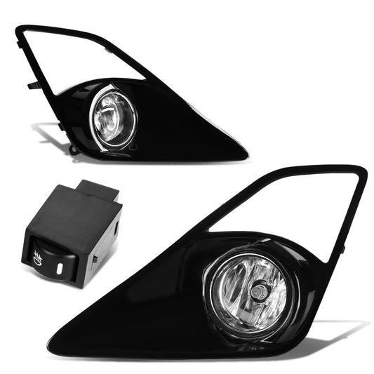 FAROS DE NIEBLA 13-16 SCION FRS - WITH SWITCH, BEZEL - H11 BULB - CHROME / CLEAR