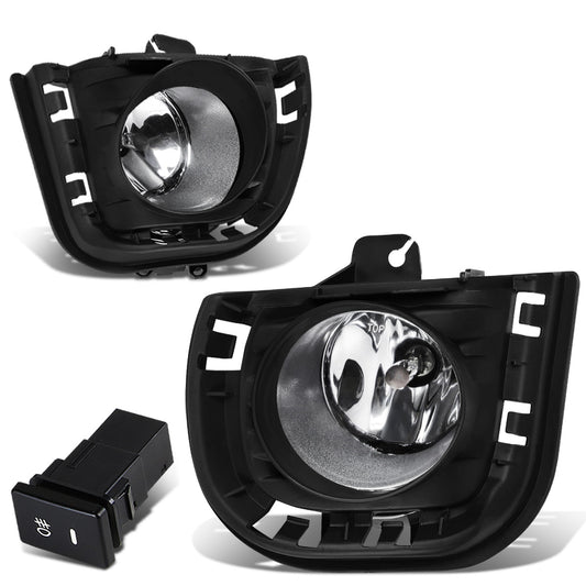 FAROS DE NIEBLA 14-16 SCION TC - WITH SWITCH, BEZEL - H11 BULB - CHROME / CLEAR