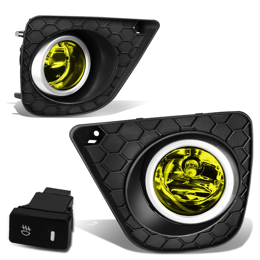 FAROS DE NIEBLA 13-15 HONDA ACCORD COUPE 2-DR - WITH SWITCH, BEZEL - H11 BULB - AMBER