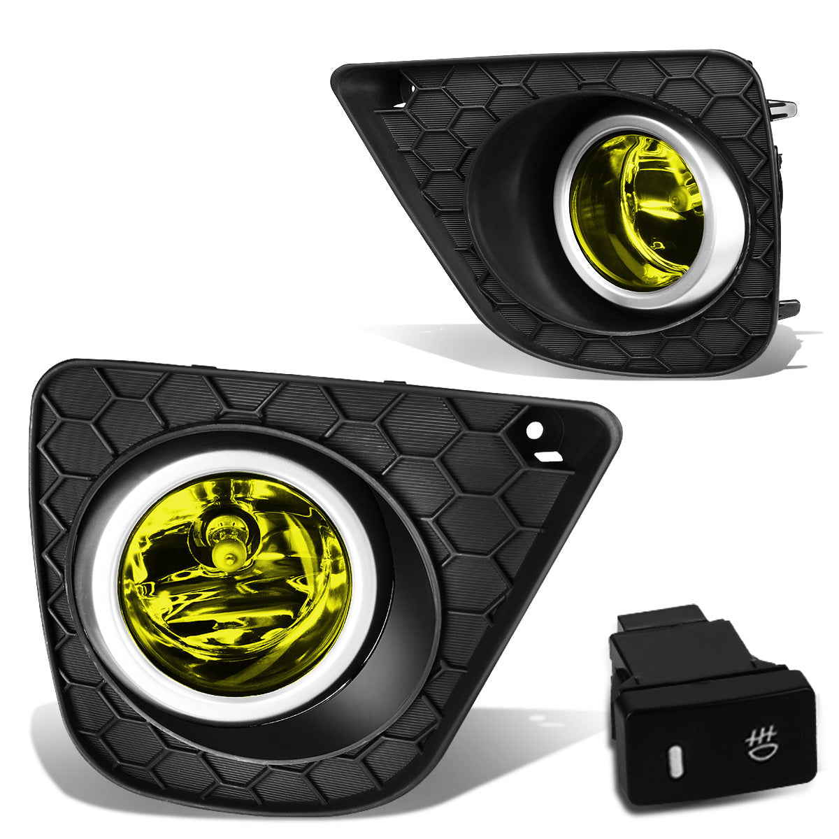 FAROS DE NIEBLA 13-15 HONDA ACCORD COUPE 2-DR - WITH SWITCH, BEZEL - H11 BULB - AMBER