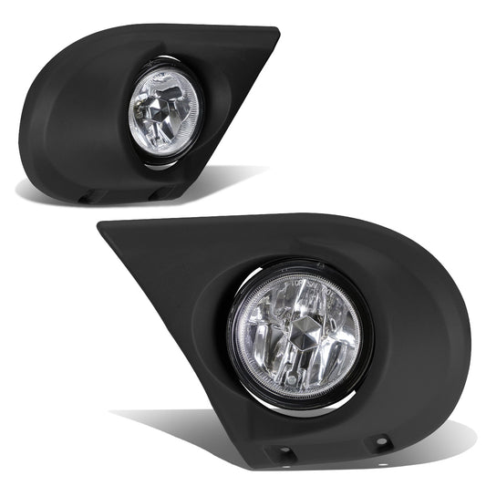 FAROS DE NIEBLA 03-05 HONDA PILOT - WITH BEZEL - H11 BULB - CHROME / CLEAR