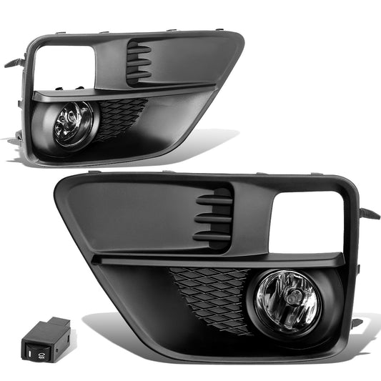 FAROS DE NIEBLA 15-17 SUBARU WRX , STI - WITH SWITCH, BEZEL - H11 BULB - CHROME / CLEAR