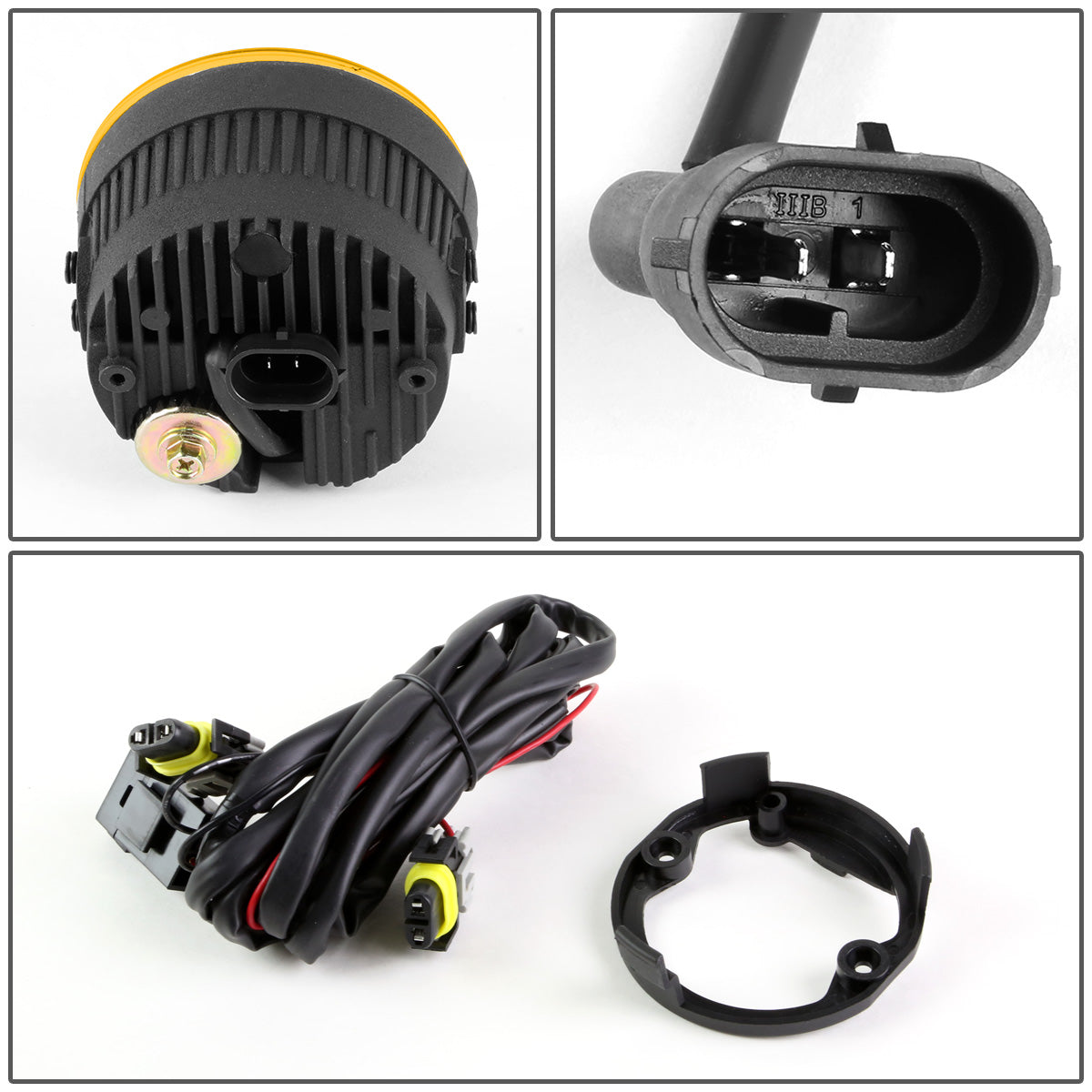 FAROS DE NIEBLA 05-16 MULTIPLE MODELS - 3.5" ROUND 5W LED PROJECTOR - AMBER
